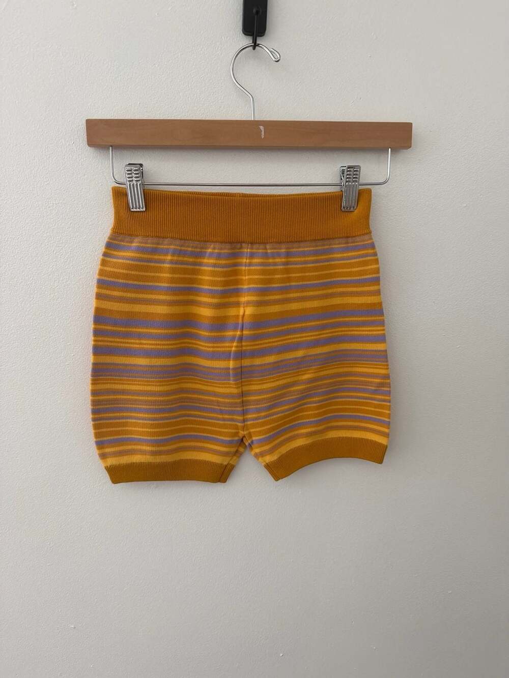Nagnata B20 Lucid Yoni Knit Shorts in Sunflower